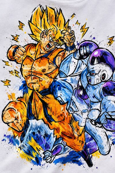 T-Shirt Goku vs Freezer Dragon Ball