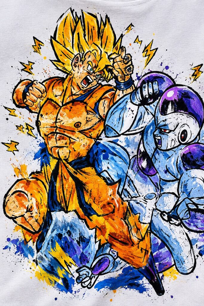 T-Shirt Goku vs Freezer Dragon Ball