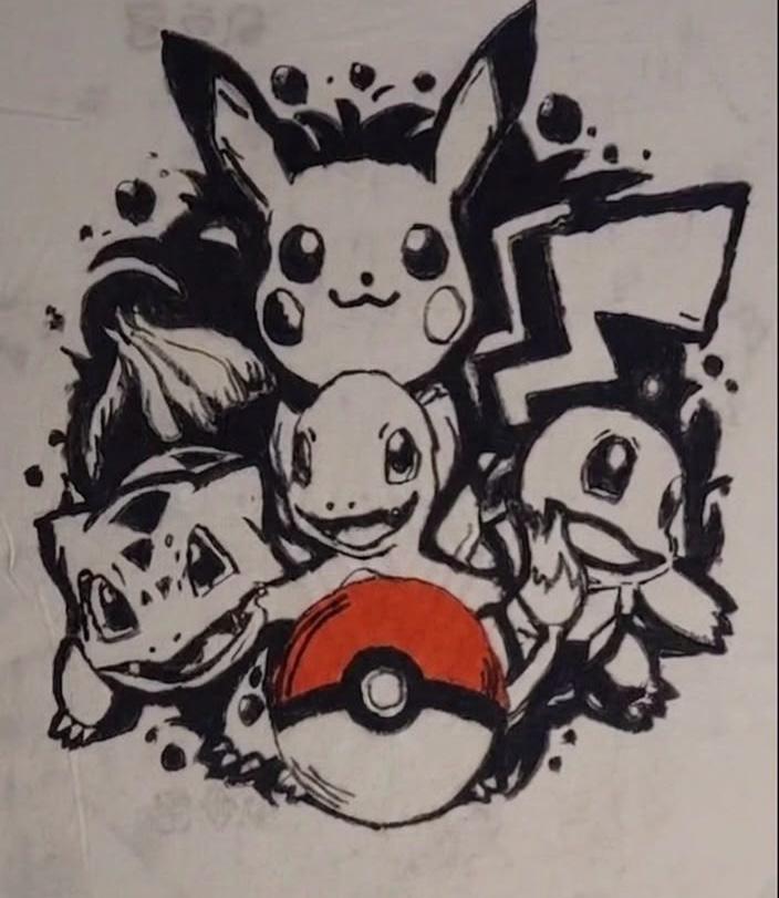 T-Shirt Pokemon Starter